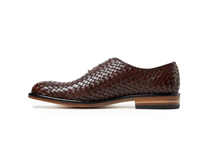 Woven 2025 leather pumps