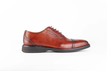 New Castle Antique Cognac Rubber Sole