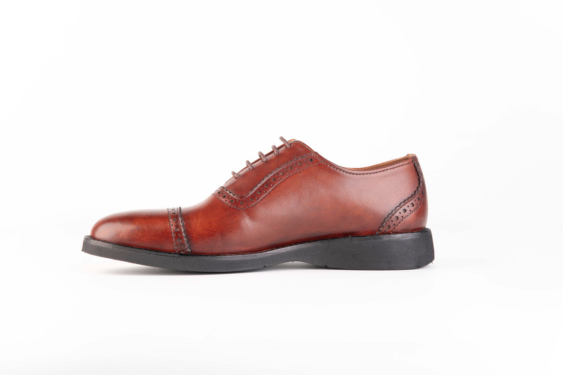 New Castle Antique Cognac Rubber Sole