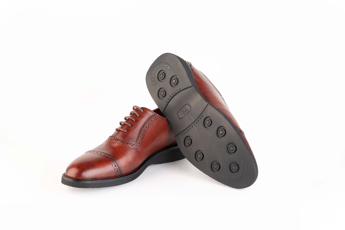 New Castle Antique Cognac Rubber Sole