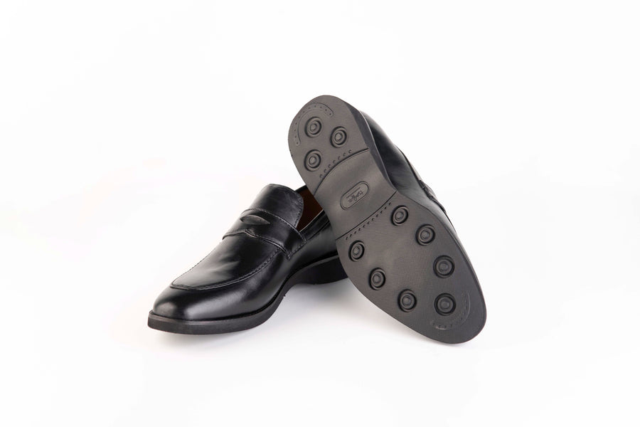 Miami Black Rubber Sole