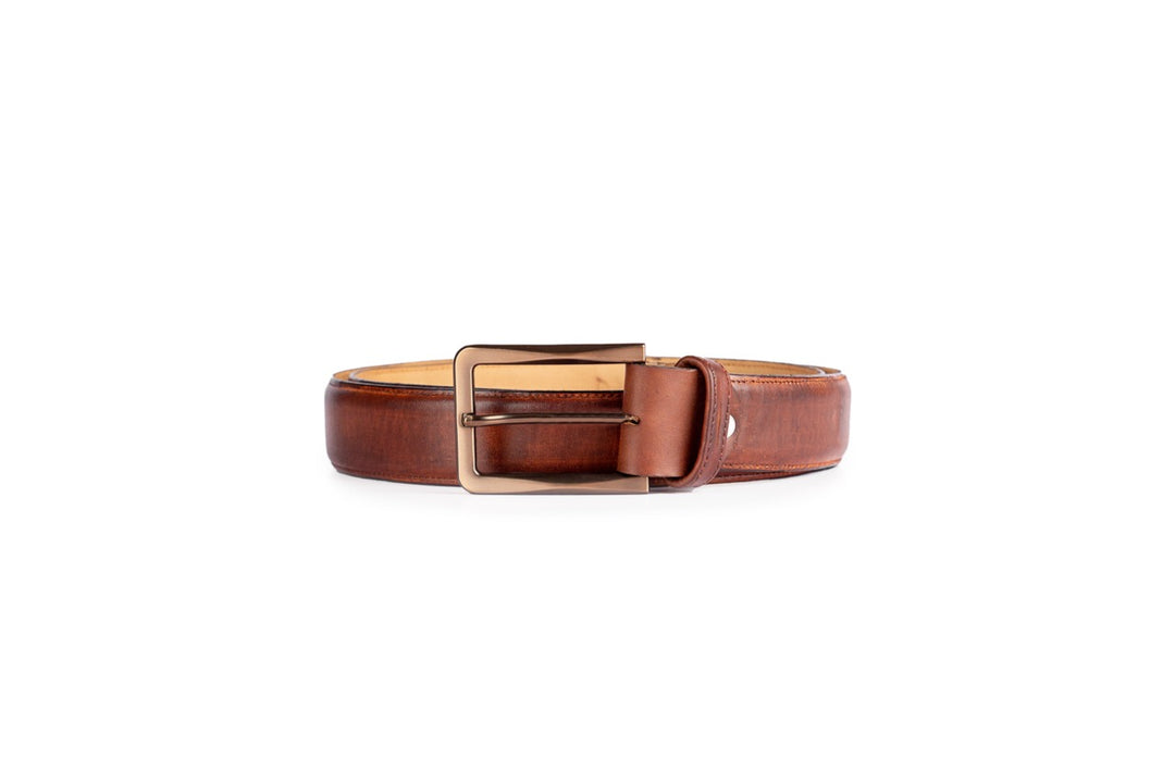 Bacca Bucci Reversible Genuine leather Classic Dress belt for Men-Blac